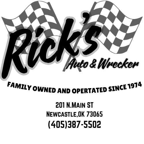 RICK'S AUTO & WRECKER       (405)387-5502       217 S. MAIN ST. NEWCASTLE, OK 